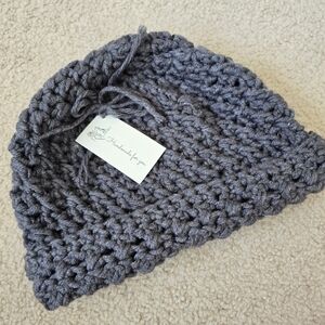 HANDMADE OOAK Hat Toque Beanie - Charcoal Gray